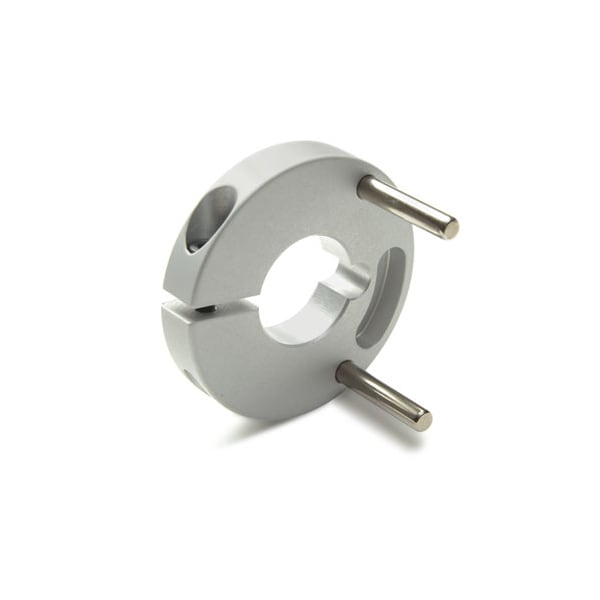 CntrlFlx Cplng Hub, Dbl, Bore 0.625", OD1.457", Aluminum, CPTD23-10-A